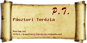 Pásztori Terézia névjegykártya